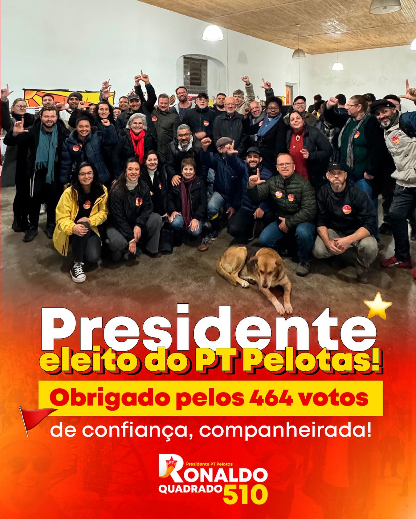 Obrigado, companheirada! ✊⭐